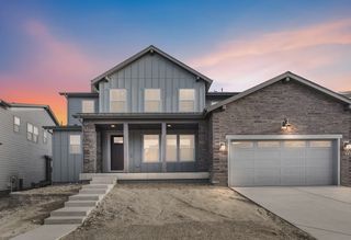 New construction Single-Family house 6479 Still Pine Cir, Castle Pines, CO 80108 plan 5072 Stratton Elevation B - Colorado Ranch - image