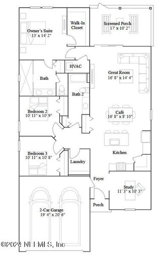 New construction house 2681 Seasons Rd, Green Cove Springs, FL 32043 plan Halle II - image