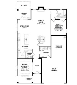 New construction house 1303 Yellow Springs Dr, Huntersville, NC 28078 plan The Sonoma - image