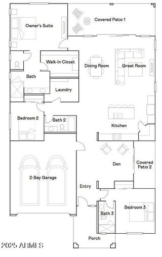 New construction Single-Family house 25472 N 176Th Ave, Surprise, AZ 85387 plan Crest Plan 1002 - image