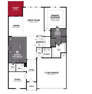 New construction house 7006 Comanche Cave, San Antonio, TX 78233 plan Cascade - image