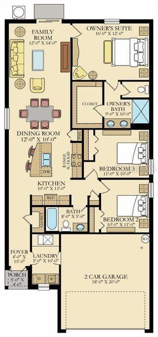 New construction Single-Family house 509 Sea Turtle Ln, Haines City, FL 33844 plan Annapolis - image