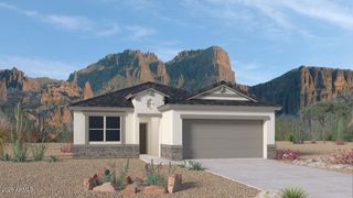 New construction Single-Family house 1411 W Shannons Wy, Coolidge, AZ 85128 plan Baxter - image
