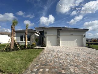 New construction  house 32249 Tribeca Ave, Wesley Chapel, FL 33543 plan Amethyst - image