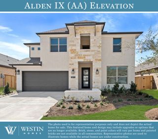 New construction Single-Family house 217 Horsemint Ln, Georgetown, TX 78633 plan The Alden IX - image