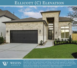 New construction Single-Family house 213 Horsemint Ln, Georgetown, TX 78633 plan The Ellicott - image