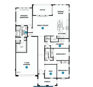 New construction Single-Family house 34283 N Sandpiper Trl, Queen Creek, AZ 85144 Plan 5012 Elevation C- photo