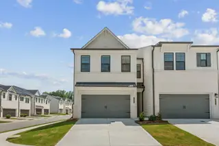 New construction Townhouse house 2011 Underwood Dr, Lawrenceville, GA 30043 plan Sawnee - image
