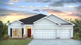 New construction Single-Family house 7228 Shady Oak Wy, Panama City, FL 32409 plan Madison-Hardi Wt 3 Sides Brick - image