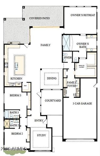 New construction Single-Family house 20705 W Berridge Ln, Buckeye, AZ 85396 plan The Kellner - image