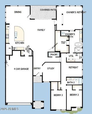 New construction Single-Family house 953 W Ridge Rd, Apache Junction, AZ 85120 plan The Peralta - image
