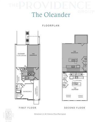 New construction Condo house 509 Belvedere Dr, Unit 4, Alpharetta, GA 30022 plan The Oleander - image