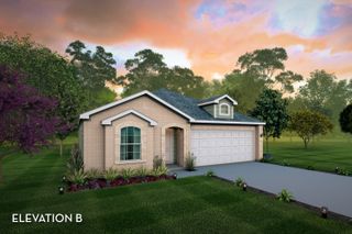 New construction Single-Family house 13620 Wandering Rhett Dr., Elgin, TX 78621 Aquila- photo