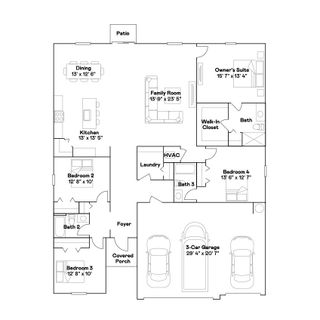 New construction  house 4200 Gooseberry Trl, Kissimmee, FL 34746 plan Bravo - image