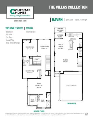 New construction  house 5210 Big Dipper Dr, Manvel, TX 77578 plan Haven – Villas Collection - image