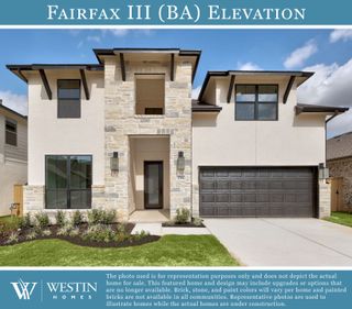 New construction Single-Family house 317 Horsemint Ln, Georgetown, TX 78633 plan The Fairfax III - image