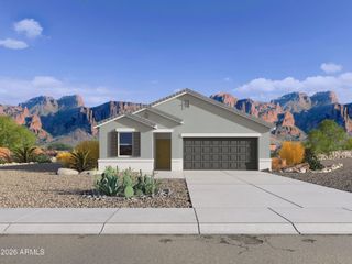 New construction Single-Family house 12178 E Lupine Ln, Florence, AZ 85132 plan Swan - image
