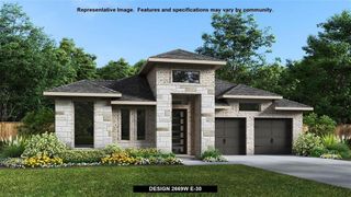 New construction Single-Family house 160 Palo Pinto Bnd, Bastrop, TX 78602 Design 2669W- photo