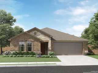 New construction Single-Family house 10726 Yellowtail Boulevard, Boerne, TX 78006 The Preston (C403)- photo