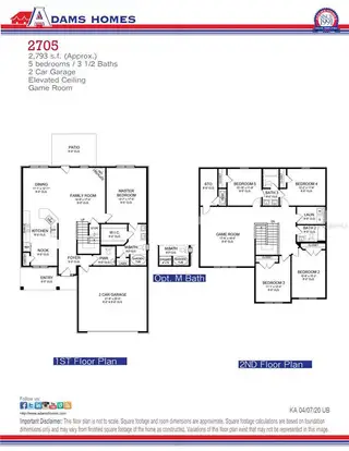 New construction Single-Family house 2630 Sw 250Th Ter, Newberry, FL 32669 plan 2705 - image