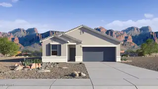 New construction Single-Family house 5567 E Button Ln, San Tan Valley, AZ 85140 plan Easton - image