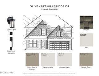 New construction Single-Family house 877 Millbridge Dr, Panama City Beach, FL 32413 plan Olive - image