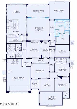New construction house 26079 S 224Th Wy, Queen Creek, AZ 85142 plan Patagonia - image