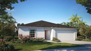 New construction  house 207 Sw Aubudon Ave, Port St. Lucie, FL 34984 plan The Violet - image