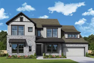 New construction Single-Family house 1736 Howler Wy, Todd Mission, TX 77316 plan The Dandelion - image