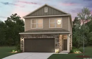 New construction Single-Family house 10602 Rosemont Pass, San Antonio, TX 78254 plan Lilac - 1836 - image