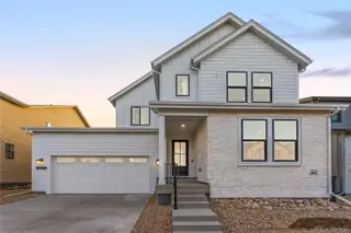 New construction Single-Family house 8770 Summerwalk Trl, Littleton, CO 80125 plan 4056 Starfall Elevation A - Modern Farmhouse - image