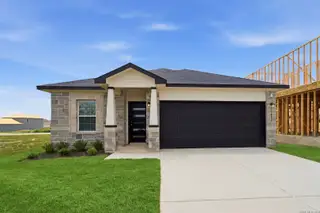 New construction Single-Family house 13011 Audrey Hbr, Von Ormy, TX 78073 plan Pedernales - image