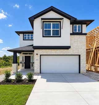 New construction  house 11005 Zip Cochise Wy, Manor, TX 78653 plan Lambert - image