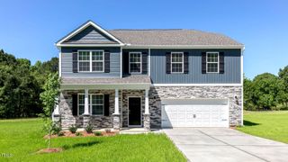 New construction Single-Family house 55 Finsbury Court, Lillington, NC 27546 Columbia- photo