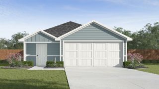 New construction house 128 Wyatt Wy, Jarrell, TX 76537 plan Caprock - image