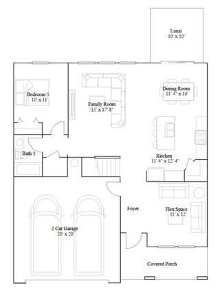 New construction  house 403 Puma Lp, Groveland, FL 34736 plan Sutton - image