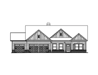 New construction Single-Family house 87 River Rdg Walk, Monroe, GA 30656 plan (GA) Everett A.3 3 Front Entry - image