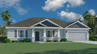 New construction Single-Family house 5338 W Corral Pl, Beverly Hills, FL 34465 plan Delray - image