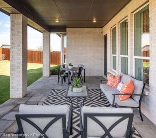 New construction Single-Family house 3213 Moon Ridge Rd, Georgetown, TX 78628 Redford Plan- photo