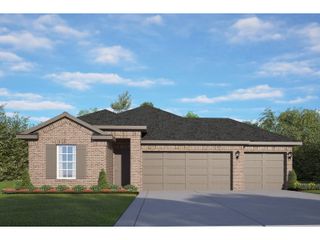 New construction Single-Family house 82 Leon Wy, Dayton, TX 77535 plan The Laguna A with 3-Car Garage - image
