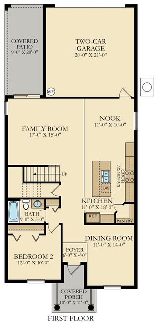 New construction house 3033 Namaste Dr, Clermont, FL 34714 plan Delray - image