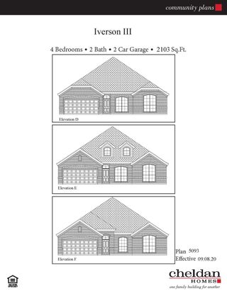 New construction Single-Family house 4040 Veal Station, Weatherford, TX 76085 5093_Iverson III_DEF- photo