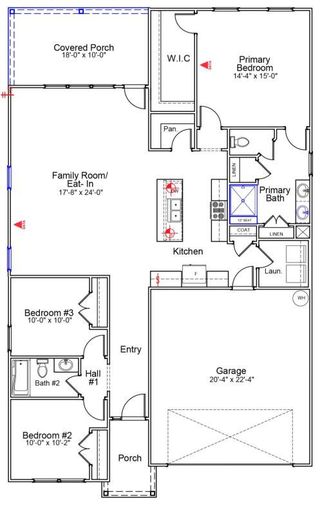 New construction Single-Family house 1949 Deercreek Dr, Manning, SC 29102 plan Decatur - image