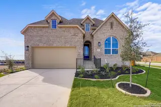 New construction Single-Family house 406 Cleveland Wy, New Braunfels, TX 78130 plan Denton Plan - image
