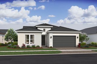 New construction  house 158 Parkside Wy, Royal Palm Beach, FL 33411 plan Tucson - image
