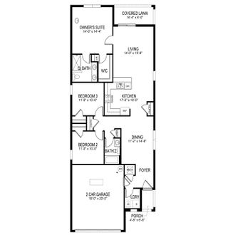 New construction  house 1854 Geronimo St, Kissimmee, FL 34744 plan ALLEX - image