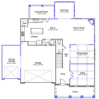 New construction Single-Family house 8600 Lemur Ln, Summerfield, NC 27358 plan Roland II - image