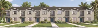 New construction Townhouse house 591 Preston Cove Dr, St. Cloud, FL 34771 plan Sterling - Interior Unit - image