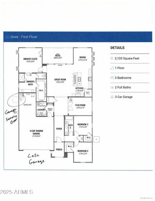 New construction  house 14771 W Honeysuckle Dr, Surprise, AZ 85387 plan Dove - image