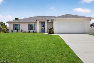 New construction Single-Family house 2821 Nw 22Nd Pl, Cape Coral, FL 33993 plan The Sunset Harbor - image